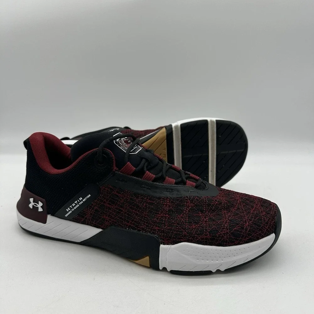 Under Armour 3026909-001 TriBase Reign 5 USC Gamecocks Mens 10/Womens 11.5 Shoes